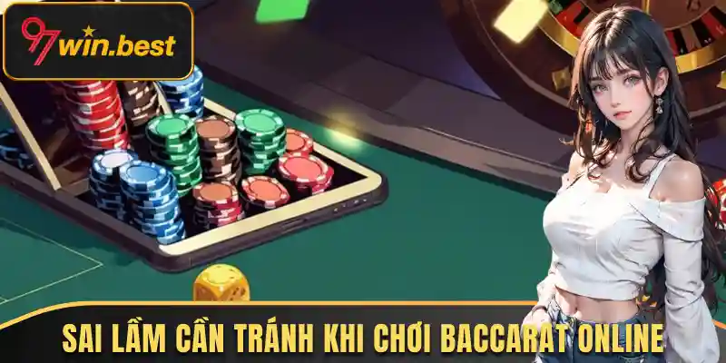 Sai lầm cần tránh khi chơi Baccarat online 